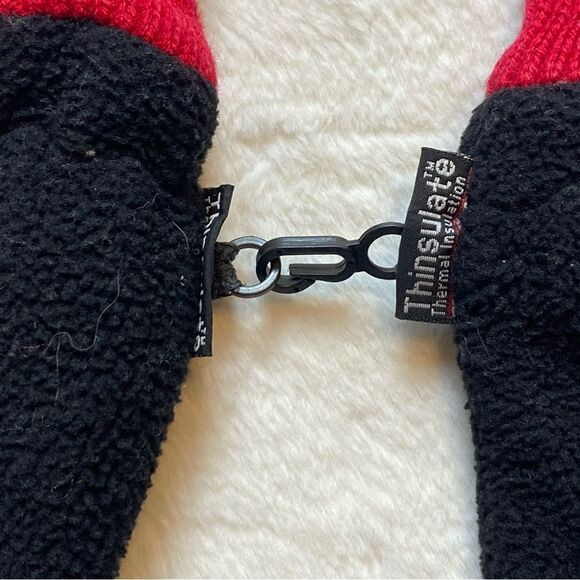 NBA Official License Chicago Bulls Thinslate Fleece Mittens - Picture 7 of 8